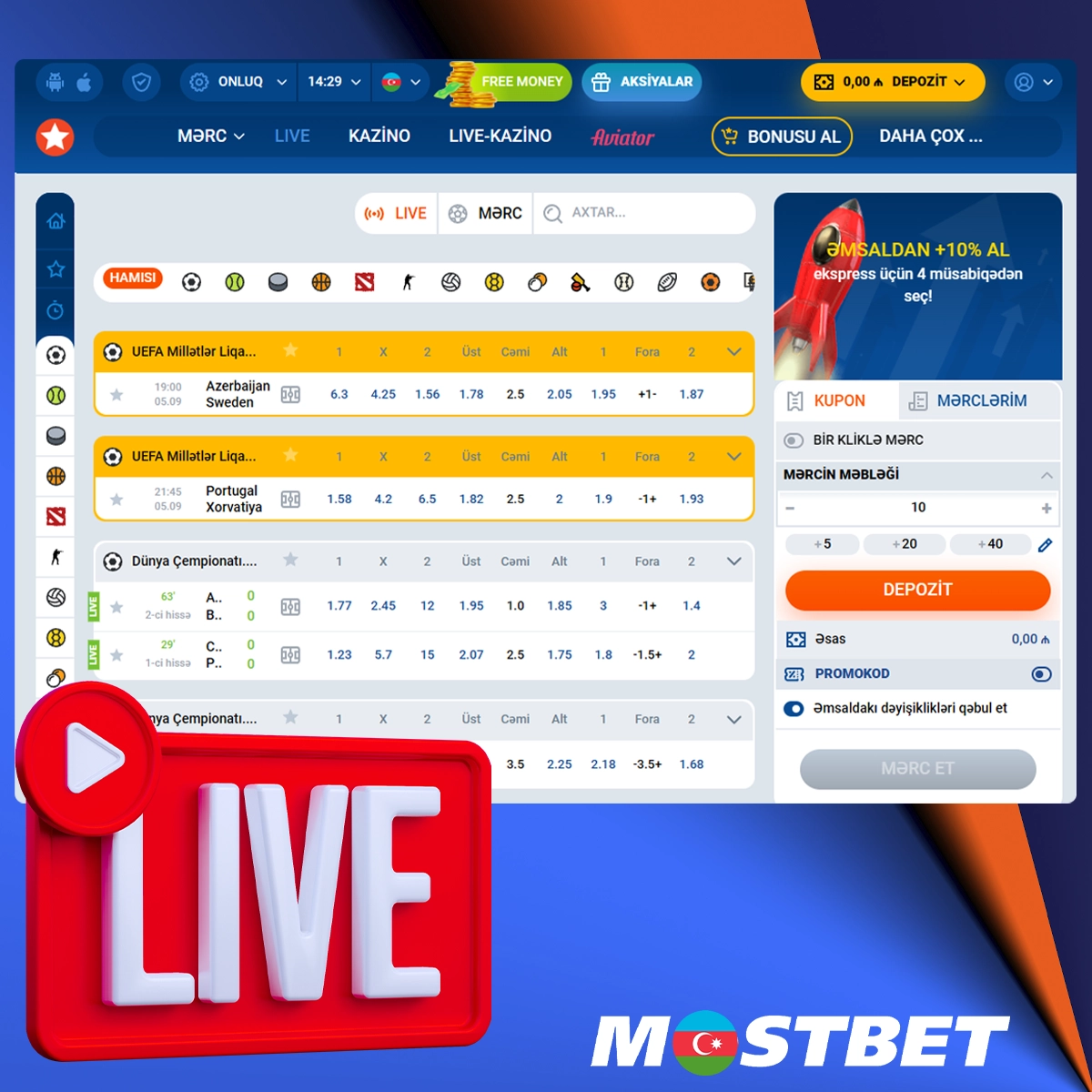 Canlı İdman Bahis Bazarı